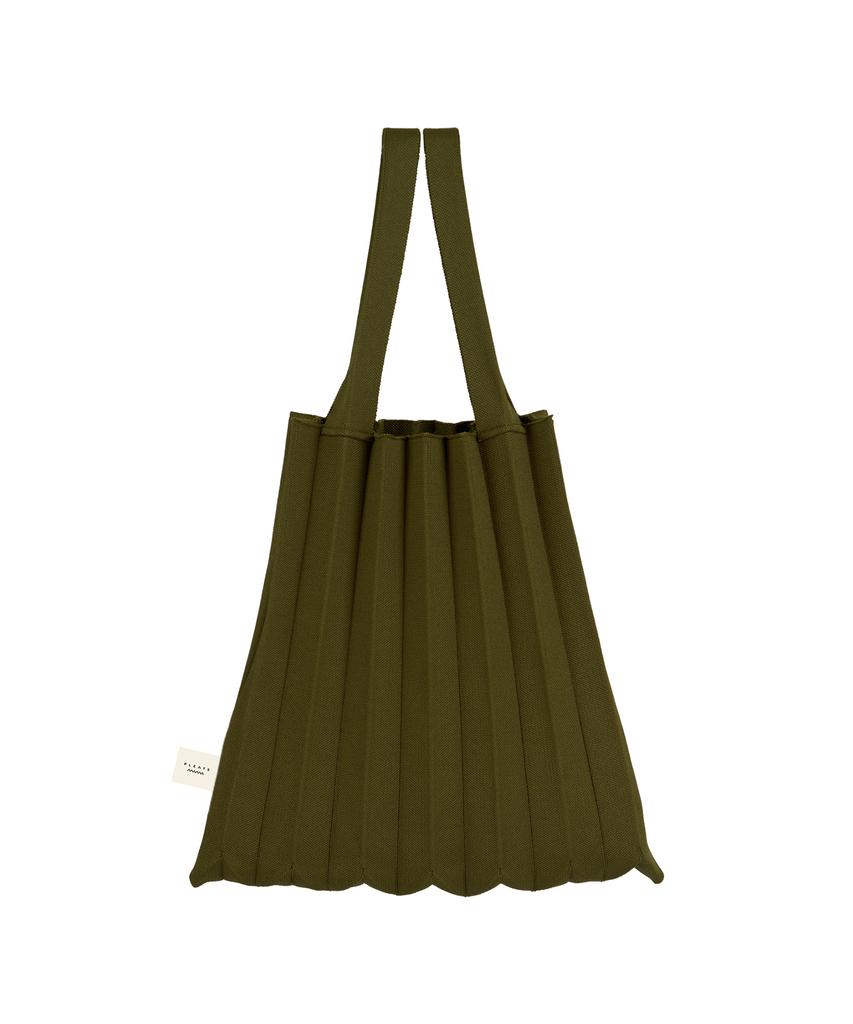 Pleatsmama Tote Bag Jacquard Khaki