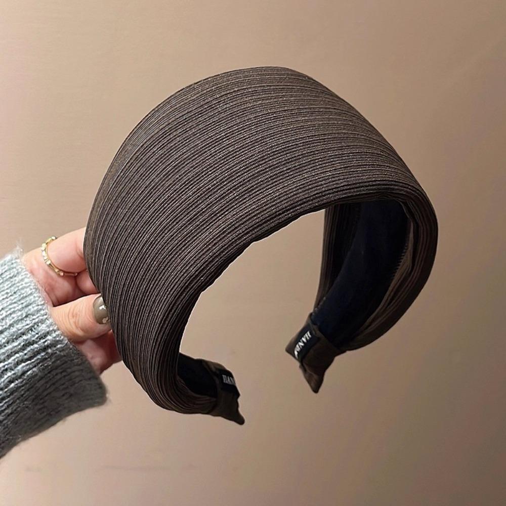 Solider Haarreifen Breite Kante Haarschmuck Mode Haarband Damen Mädchen
