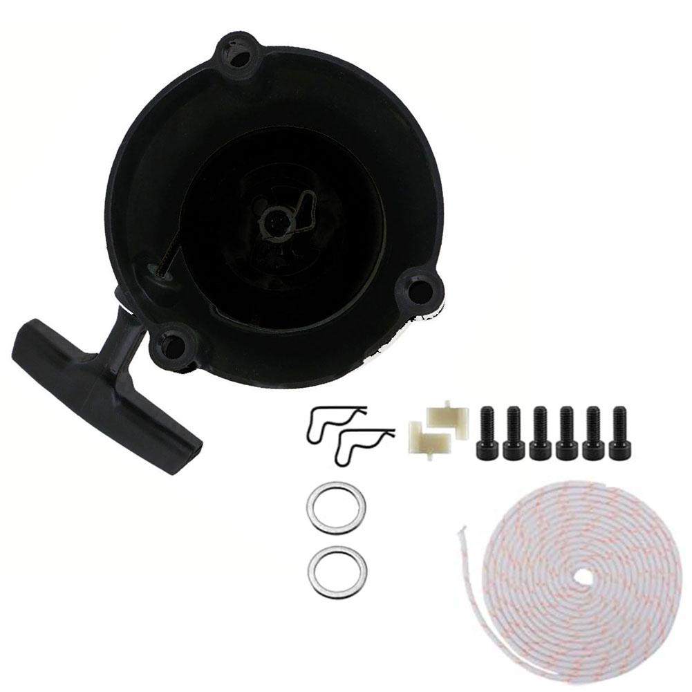 Pull Cord Kit No 11 Recoil Starter Three-foot Pull Ropes Six Mounting Screws Included Complete Replacement Components For BR600