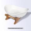 Ceramiczna Talerz na Owoce i Przekąski ZISIZ z Bambusowym Stojakiem