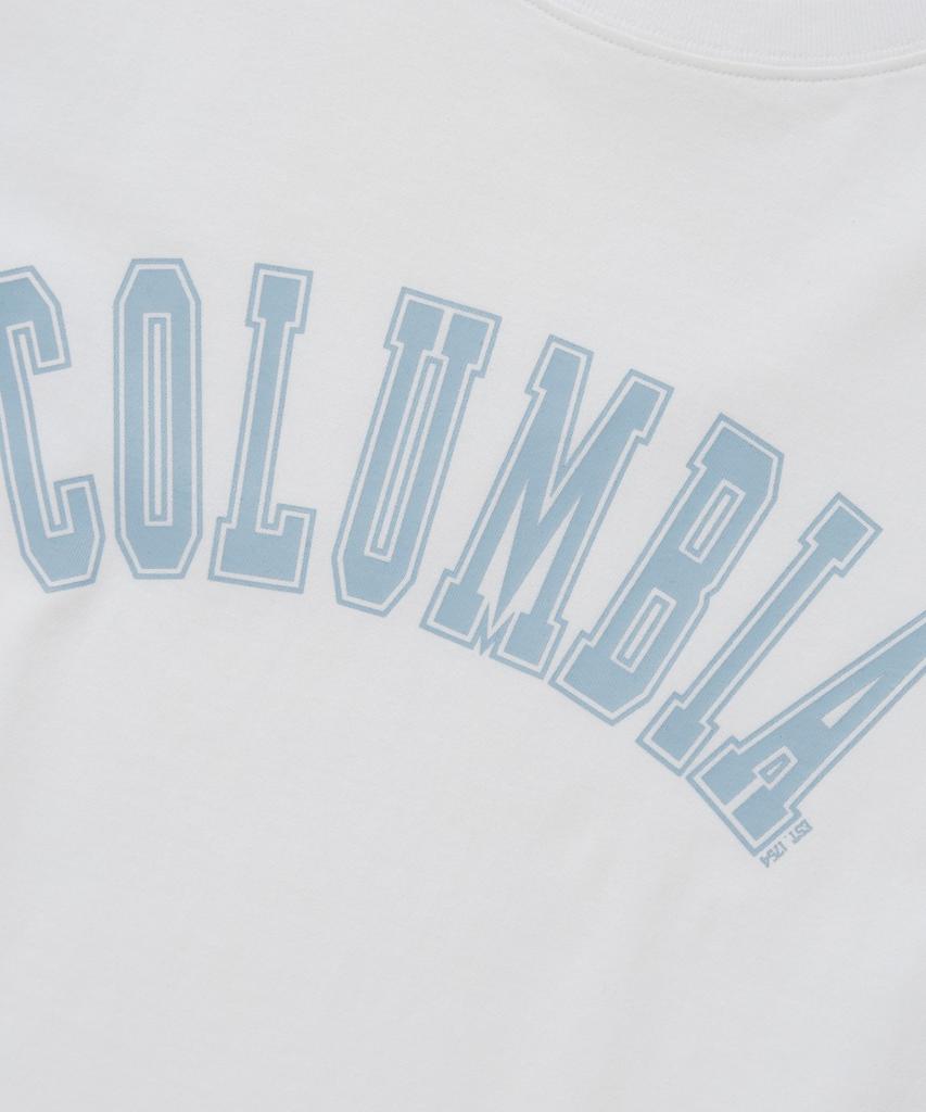 COLUMBIA UNIVERSITY Cu Arch Women Slim-Fit S/S T-Shirts_White