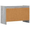 TV Stand 71.5 X 33 X 47 Cm Grey Sonoma Particleboard