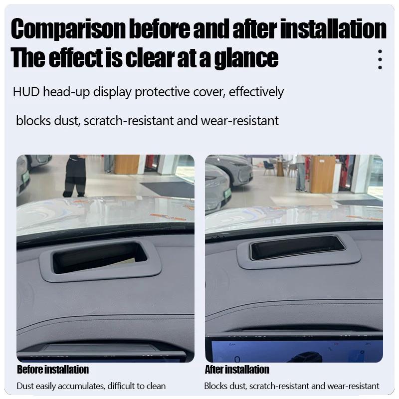 HUD Protection Cover For Geely Galaxy E5 2024 2025 EX5 Proton e.MAS 7 Dustproof Head Up Display Reflective Anti-scratch Screen