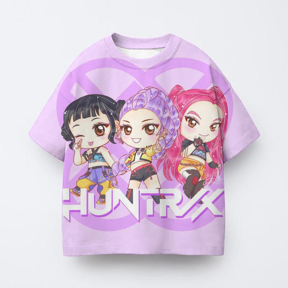 T-Shirts Mädchen Cartoon Bedrucktes Kurzarm T-Shirt Kindermode T-Shirt Freizeitkleidung Oberteil