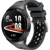Silicone Strap for Huawei Watch GT 2e, Gray / Black