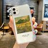 Retro Van Gogh Oil Painting Phone Case For iPhone 17 11 14 15 16Pro Max 12 Mini 13 7 16Plus 17E 16E Transparent Soft Cover Shell