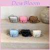 Stylish Pu Mini Saddle Bag With Punk Studs For Trendy Kids Lightweight Design