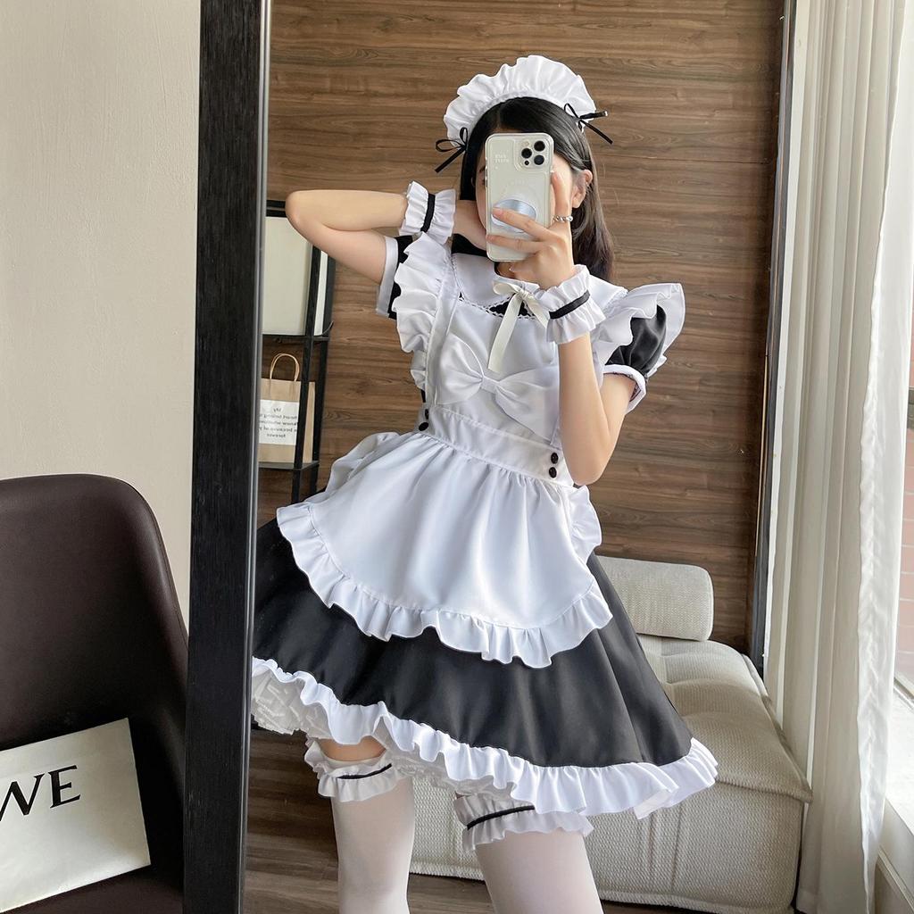 Maid Maid Bow Maid Japanese Anime COSPLAY Plus Size Japanese Maid Second Dimension