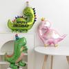 Cartoon Cute Dinosaur Theme Balloon Baby Birthday Party Decoration Props Triceratops Tyrannosaurus Rex Balloon