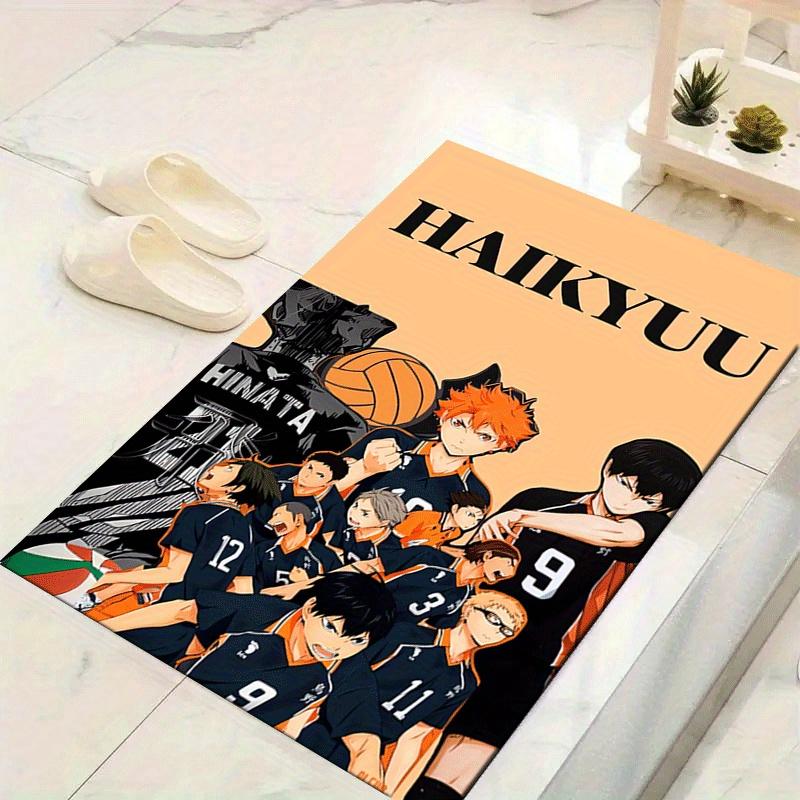 1pc Haikyu!! Pattern Area Rug, Anti Slip Non Shedding Stain Resistant Carpet