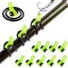 1pc/10pcs Fishing Rod Pole Hook Keeper - Securely Silicone Ring Iso Hold Bait Lures and Jigs for Safe and Easy Fishing