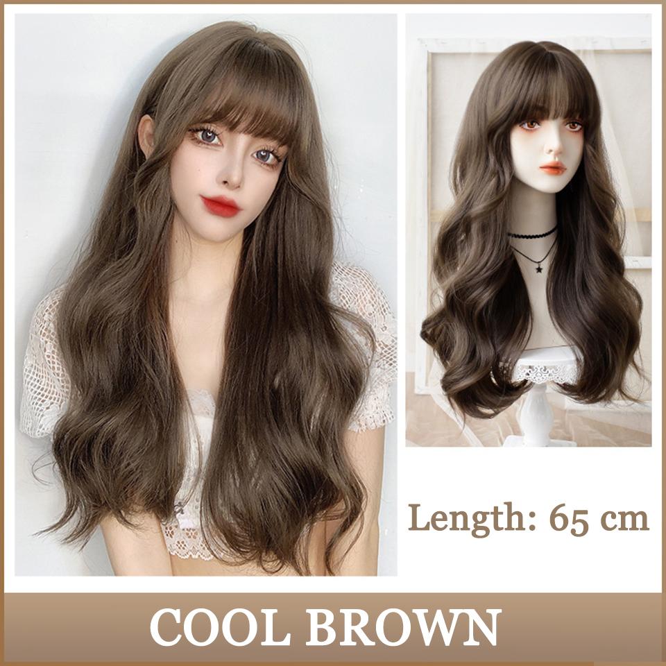 LM Long Straight Black Lace Front Wig Natural Black Pre Plucked Synthetic Lace Front Wig For Women Glueless Heat Resistant Fiber