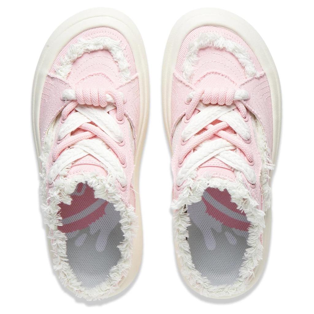 Li Ning Slip Resistant Cushioning Low top Skateboard Shoes Women's Pink White AZGU014-6
