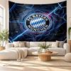 Arazzo da Parete Bayern Monaco, Appeso a Parete in Tessuto Morbido, Sfondo Decorativo per Camera da Letto Arte Murale per la Casa