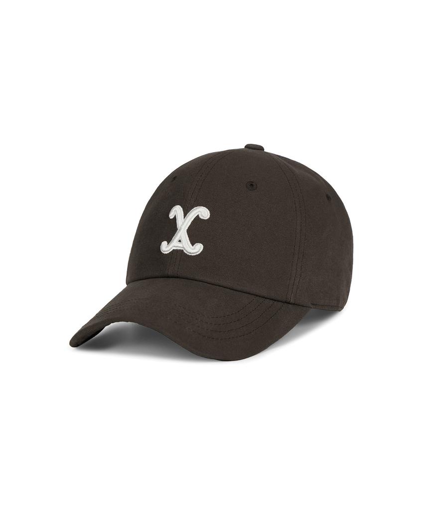 Bajal Va Curved 3D Logo Ball Cap Brown