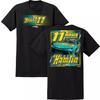 Denny Hamlin Mavis Black 2-Spot T-Shirt Mens Womens Tees Top