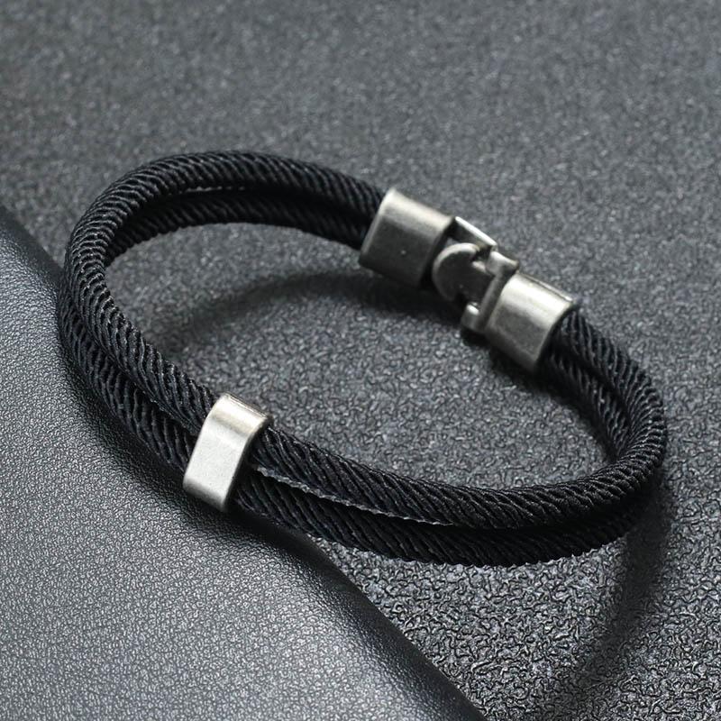New In Men Rope Bracelets Vintage Macrame Braclet Festival Accessories Matching Wrap Braslet Gift For Him Pulseira Masculina