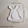 Love Egg Rabbit Ornament Mold Easter Rabbit Decoration Cement Gypsum Mold DIY Silicone Mold
