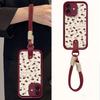 Rosenblüten-Armband 16 Handyhüllen für Für Iphone 13 11 14 1 Plus 12 16 Pro Max X XR XS 1pro MAX Hülle Silikon-Lanyard-Abdeckung