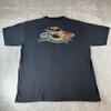 Vintage Y2K Hard Rock Cafe Chicago Dragon Flames Graphic T-shirt Men’s Size XL