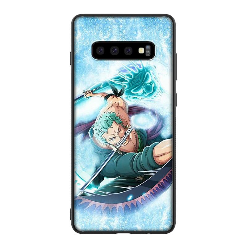GX165 One Piece Roronoa Zoro Silicone Soft Case para Samsung S6 S7 Edge S8 S9 S10 S10E S20 Fe S21 S21s S30 Ultra Plus Lite