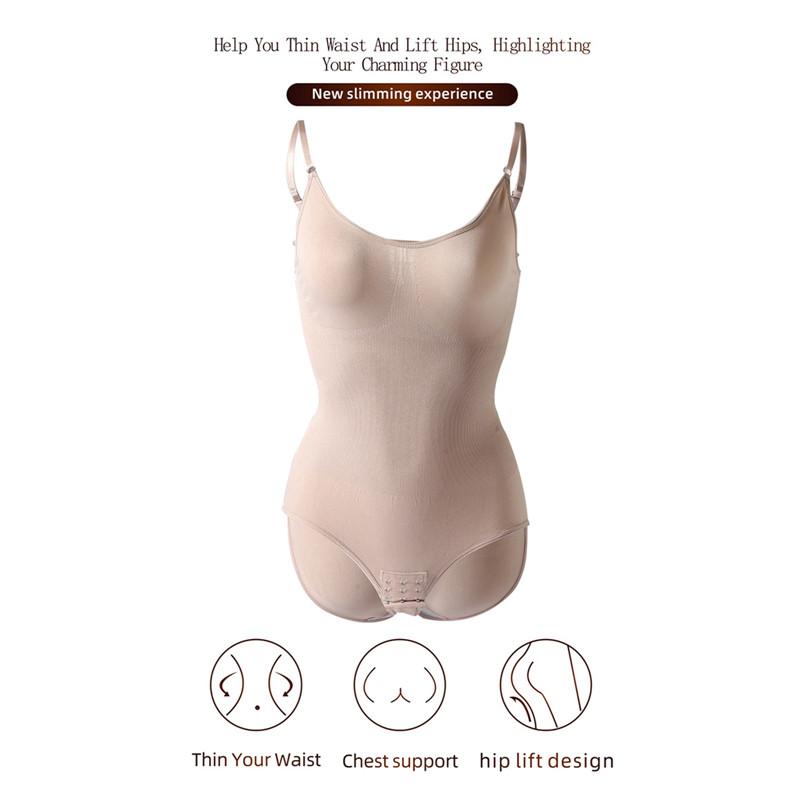 Afslankende Bodysuit Dames Shapewear Korset Body Shaper Slipje Bandje Ondergoed Heuplifter Buikvormer Bodysuit WBL