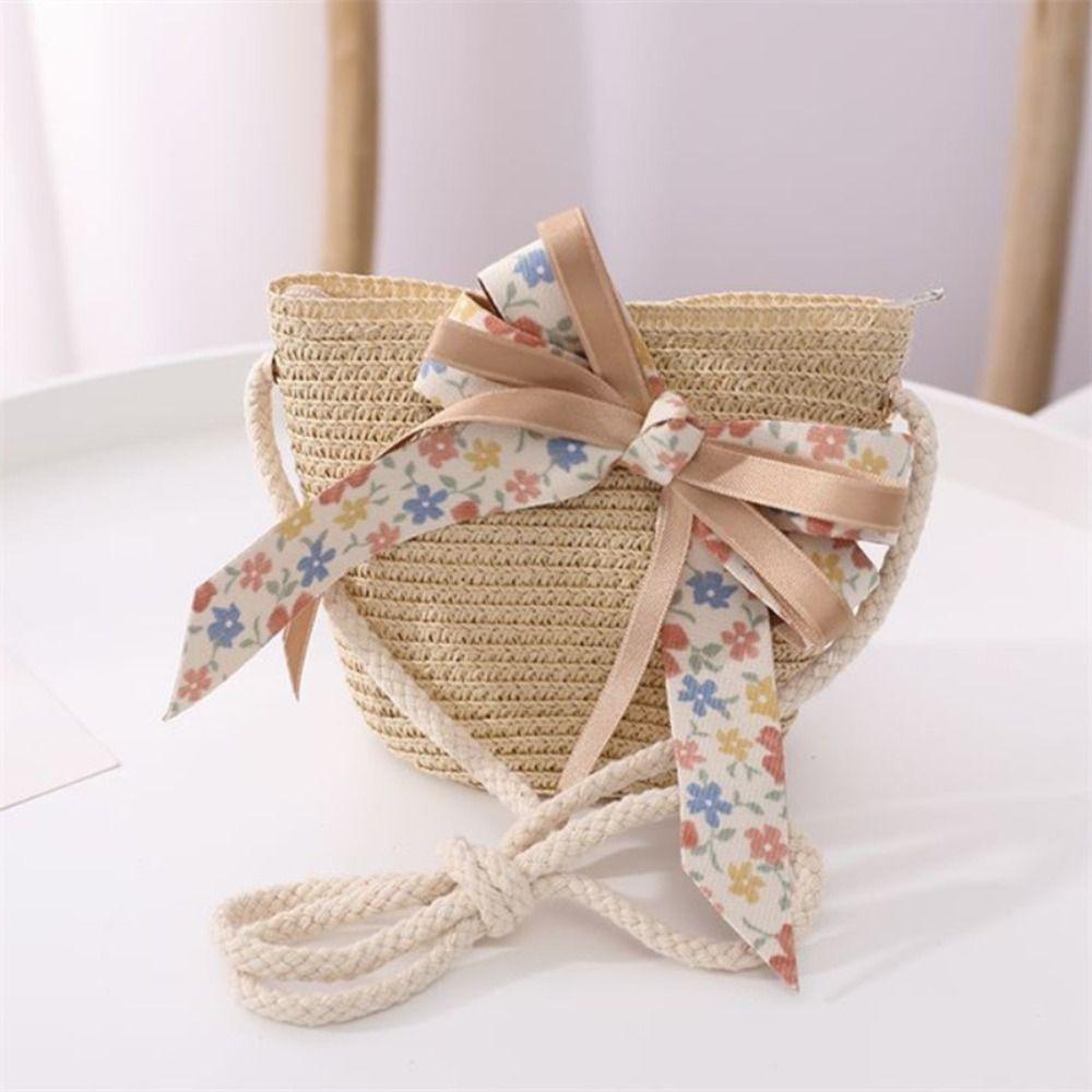 Big Brim Sun Hat Breathable Baby Accessories Holiday Kids Straw Hat Bag Children Girls