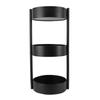 Turntable Spice Rack 360 Degree Rotatable Large Capacity Multifunctional Carbon Steel Turntable