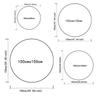 Round Rug Custom NameTokyo Ghoul Pattern Non Slip Carpet Home Floor Decor