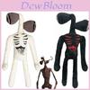 15.7 Inch Siren Head Plush Toy Soft Black And White Horror Stuffed Doll For Kids