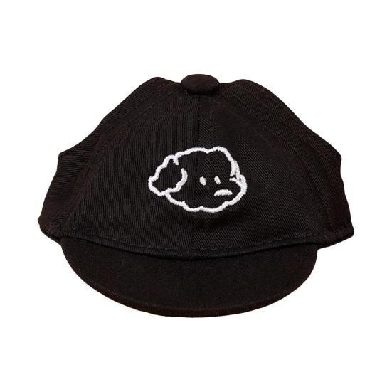 Dog Sun Protection Hat with Ear Holes Dog Baseball Cap Pet Canvas Hat Outdoor Pet Visor Cap for Photos Cosplay Parties