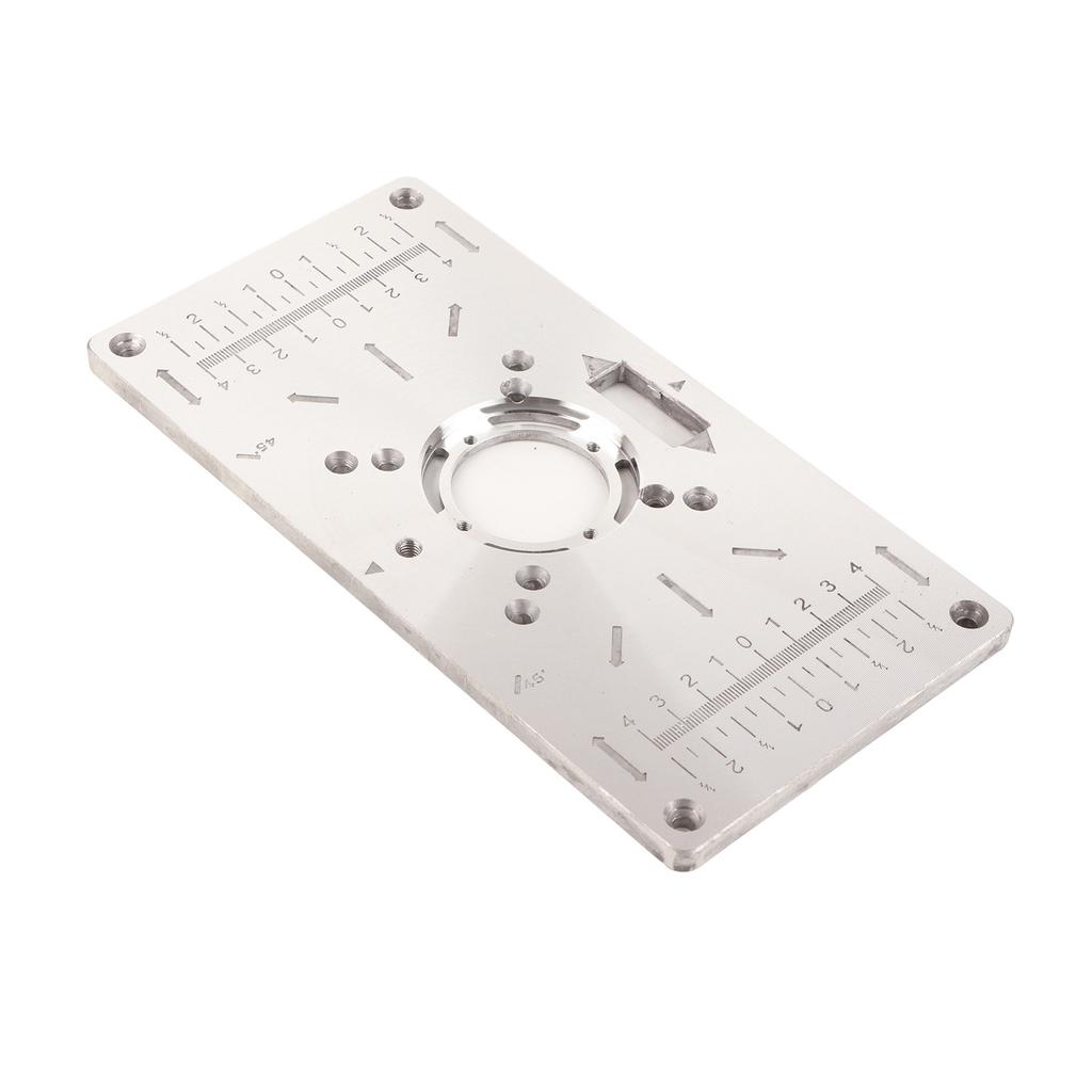 Máquina de Recorte Placa Abatible Aleación de Aluminio Mesa Guía de Fresado Tabla de Biselado para Carpintería