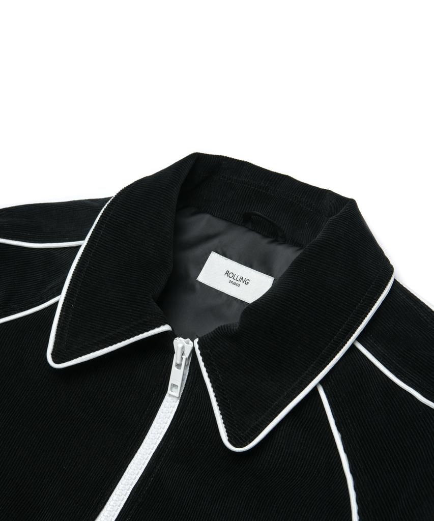 Rollingstudios Piped Blouson Jacket Corduroy Black