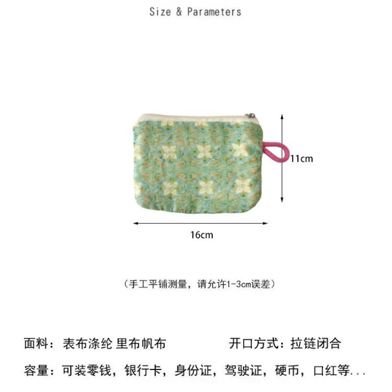Portable Small Fresh Coin Purse Girls Portable Key Lipstick Storage Bag Travel Document Bag Kids Cute Purse Coin Pouch Card Bag