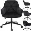 LARGO Black Armchair On a Black Foot