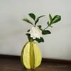Creative Ceramic Carambola Shaped Flower Arrangement Dry Flower Ware, Home Hotel Study Decor, Bedroom, Living Room Art Vase, 1Pc