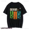 T-shirt à Manches Courtes Imprimé Tie Dye Groupe de Punk Rock DJ Unisexe et Mode Femme Été Green-Day Hip-hop Drôle Manches Courtes Hauts en Coton