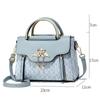 Ladies Handbag Fashion Trend Embossing Solid Color PU Leather Tote Bag Versatile Casual Single Shoulder Crossbody Bags for Woman