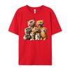Funny Cat Art Print Free Shippping Clothes Anime Harajuku Grahpic Tee Shirt Cotton Comfort T Shirt Men 4TH of July