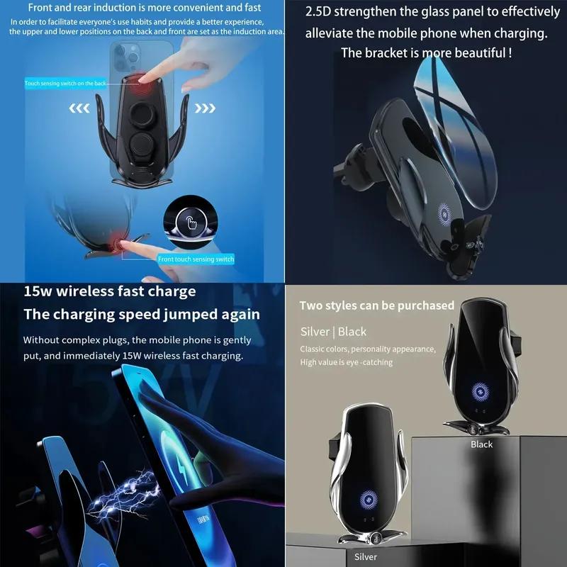 for HAVAL H9 2024 2025 Car Phone Holder Screen Fixed Navigation Bracket Base Wireless Charging