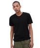 DAILY RIB SAME COLOR V-NECK T-SHIRT L Black 783-5934022
