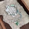 New Chinese Style Exquisite Lotus Leaf Lotus Bead Handmade Woven Rope Bracelet for Women's Fashion and High-end Jewelry