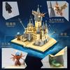 Castle Book Building Blocks  Moc Assembly 3D Model Dragon Moc Mini Brick Figure Toys For Kids Christmas Gift