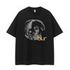 T-shirt a Manica Corta Unisex BLUR BLUR Band Stile Streetwear Americano Vintage Rock Cotone Morbido Girocollo