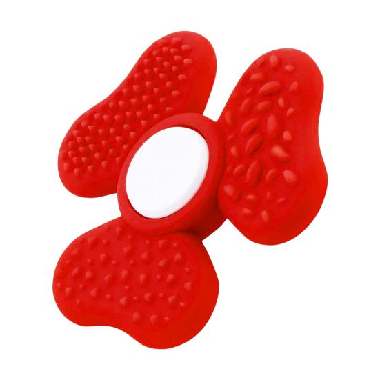 Stress Relief Clover Sensory Toy Fidget Spinner Ergonomic Portable Travel Anti-anxiety 3 Texture Massage Clover Decompression Spinner Toy