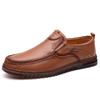 Fashion Men's Walking Shoes Genuine Leather Outdoor Driving Shoes Light Antiskid Casual Leather Oxford Shoes Business Loafers