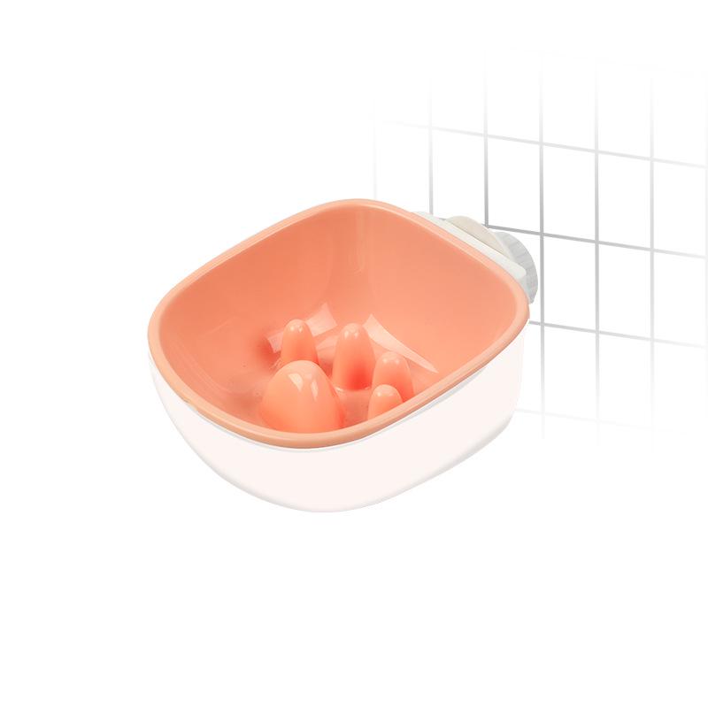 Creative Anti Gulp Pet Bowl For Cats And Small Dogs Slow Feeder Hanging Cage Water Food Bowl Plastic Pet Feeding Accessories MIT