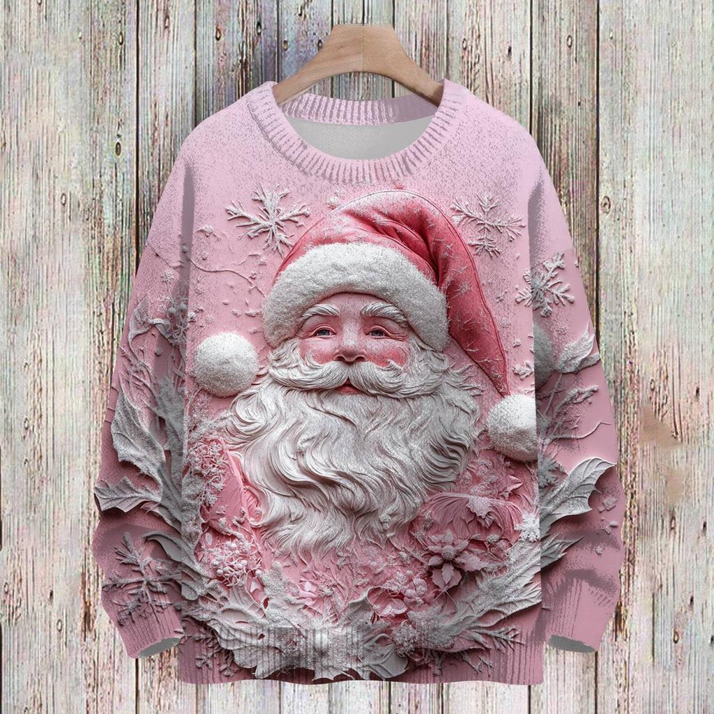 Christmas Sweatshirts For Children Boys And Girls Knit Sweater Cute Shirt Fall Crewneck Pullover Tops