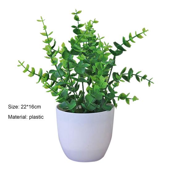 Planta de frunziș artificial Realistic Multifunctional Plastic Fadeless Vivid Simulation Bonsai Home Garden Wedding Decoration