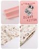 Womens Korean Style Cartoon Pajamas Set with Chest Pad - Long Sleeve, Cute Home Wear for Spring & Autumn (2025)